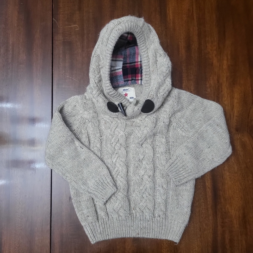 Cozy Cable Knit Hooded Sweater